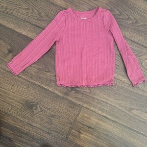 Cat & Jack Mauve Long Sleeve Tee